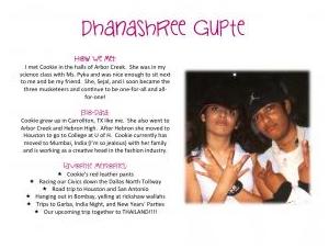 Dhanashree aka Cookie